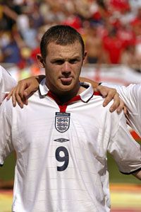Wayne Rooney szinte még gyerekként lett angol válogatott és az Eb egyik sztárja