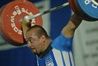 Gyurkovics Ferenc (105 kg) élete legjobb teljesítményével nyerte meg a kisbéri országos bajnokságot (Fotó: Meggyesi Bálint)