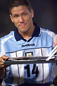 A műtétre váró Diego Simeone a Lazio egyik edzésén szenvedett porcsérülést