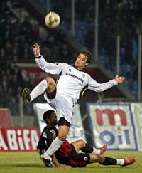 Alberto Gilardino (képünkön) hajszál híján a gólkirályi címet is elcsente Andrij Sevcsenko orra elôl