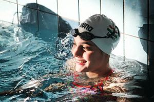 A 17 éves úszó reméli, hogy a sokat gyakorolt fordulók is segítik majd őt a célok elérésében Forrás: MÚSZ