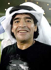 Diego Maradona villámgyorsan meghódította a katari publikumot