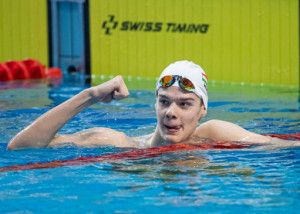 Kós Hubert lett a felnőtt ob-n olimpiai A-szintet úszna Forrás: MÚSZ