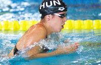 Risztov Éva 400 méter vegyesen Barcelona után Madridban is dobogóra állhat (Fotó: Meggyesi Bálint)