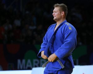 Sipőcz Richárd a junior-világbajnoki bronzérem megszerzése után Forrás: IJF