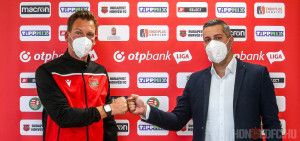 Simon Miklós (balra) lett a Magyar Futball Akadémia új szakmai igazgatója Forrás: honvedfc.hu