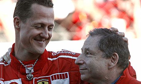 Michael Schumacher h? marad jó barátjához, Jean Todthoz