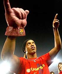 Ronaldinhónak még nagy tervei vannak a Barcelonával