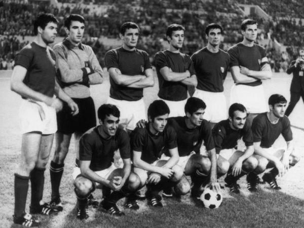 1968: az Európa-bajnokságot nyert squadra.