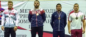 Nem sokon múlott, hogy Vitek Dáriusz (balról) legyőzze Rió olimpiai bajnokát Forrás: birkozoszov.hu