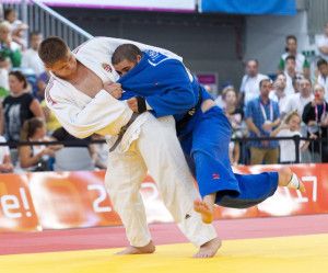 A magyarok közül ezüstérmével, Sipőcz Richárd (fehérben) teljesített a legjobban az oroszországi Ek-n. Forrás: judo.hu