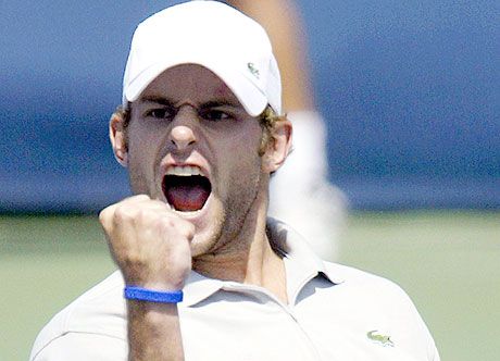 Andy Roddick nem véletlenül ilyen boldog: tizenhét ászt ütött