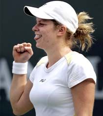 Kim Clijsters (képünkön) 2002 decembere óta mind a hat alkalommal legyôzte Davenportot, és az összesítésben 9&#8211;6-ra vezet ellene