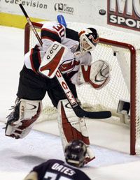 Martin Brodeur (New Jersey) hatodszor védett hibátlanul az idei rájátszásbanf