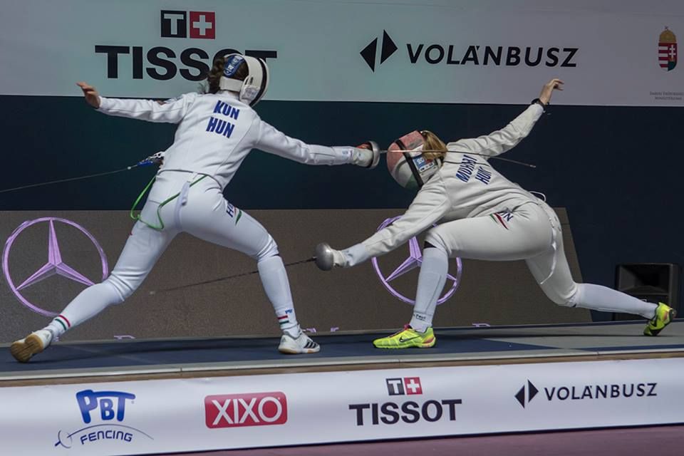 Ezúttal Muhari Eszter győzte le Kun Annát Forrás: hunfencing.hu