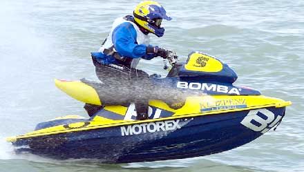 Sümegi László 44 évesen lett vb bronzérmes (fotó: www.jet-ski.hu)