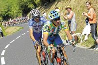 Jesus Manzano keserű emléke a Tour de France hetedik szakaszán, néhány perccel az összeomlás elôtt.