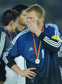 Oliver Kahn 2002-es produkciójában a világbajnoki döntô volt a hibapont (Fotó: Afp)