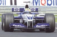 Ralf Schumacher volt az egyetlen, aki a Hungaroringen képes volt tartani a lépést a Ferrari kettôs gyôzelmet arató párosával (Fotó: Árvai Károly)