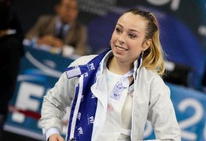 Pusztai Liza egyéniben bronzérmet szerzett a felnőtt országos bajnokságon Forrás: hunfencing.hu