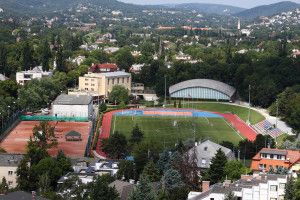 A Vasas pazar Pasaréti Sportcentruma üdítő színfolt Budán Forrás: Vasas SC