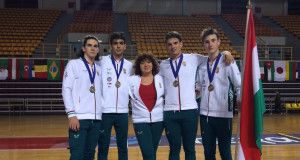 A junior párbajtőröző fiúkat csak a lengyelek állították meg a görögországi vk-versenyen Forrás: Magyar Vívó Szövetség
