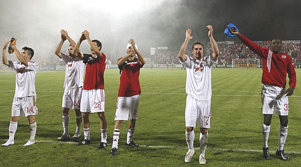 Idén már másodszor ünnepelhettek továbbjutást a Loki futballistái a BL-selejtezőben