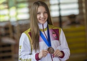 Szél Anna fantasztikus sorozattal lett bronzérmes Fotó: MBSZ