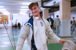 Ondrik Konrád remek napot kifogva lett juniorbajnok Forrás: hunfencing.hu