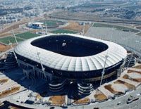 A Tuniszhoz közeli Radeszben három éve átadott, impozáns 1987. November 7. stadion 65 000 nézô befogadására alkalmas