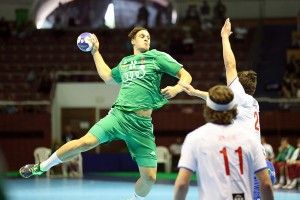 Ligetvári Patrik öt gólig jutott Szlovénia ellen Forrás: International Handball Federation