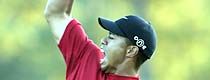 Tiger Woods a 2002-es US Open óta elôször nyert major tornát