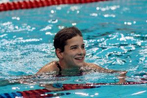 Egerszegi Krisztina révén harminchat év utána lett női olimpiai bajnoka a magyar úszósportnak Fotó: Németh Ferenc/MTI