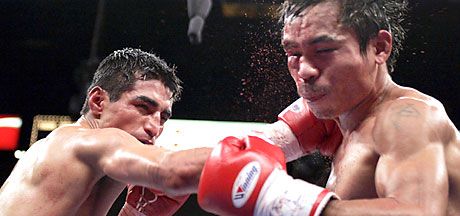 Erik Morales (balra) tavaly márciusban szoros pontozással diadalmaskodott Pacquiao ellen &#8211; most sem lesz könny&#251; dolga&#8230;