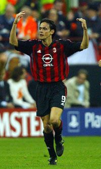 Filippo Inzaghi a 2002&#8211;2003-as sorozatban a BL-ben a Milan házi gólkirálya volt