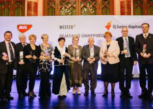 A MOL Mester-M díj idei kitüntetettjei Forrás: MOL Alapítvány