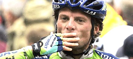 Danilo Di Luca nyerte a legutóbbi két Pro Tour-viadalt, az Amstel Gold Race és a Vallon nyílbefutójánál egyaránt az olasz kerekes volt a leggyorsabb (Fotó: Reuters/Yves Herman)
