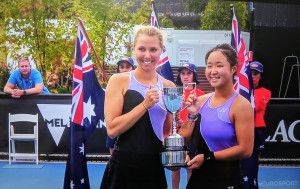 Kapros Anikó és Piros Zsombor után Nagy Adrienn a harmadik magyar teniszező, aki a junior Australian Open-en győzni tudott