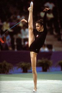 A gyönyörû szemû Olekszandra Timosenko a szônyegen maga volt a tûz, a lobogó temperamentum, amit olimpiai aranyérme mellett kilenc világ- és Európa-bajnoki címe is bizonyít