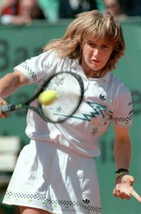 Steffi Graf 1988-ban megnyerte a négy Grand Slam-tornát, és az olimpián sem talált legyôzôre