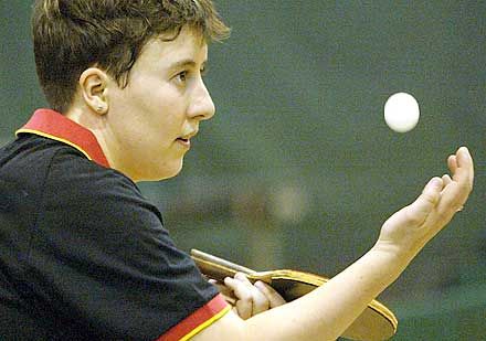 Tóth Krisztina kiesett ugyan, de a nyolcaddöntôben egy-két megoldása még a helyieket is tapsra késztette (Fotó: Meggyesi Bálint)