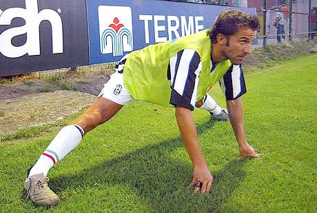 Alessandro Del Piero a szombati bajnokit még a kispadon kezdte, kedden, az FC Bruges ellen viszont biztosan a kezdôcsapat tagja lesz