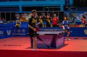 András Csaba elsöprő sikerrel jutott a négy közé Forrás: ittf.com