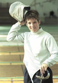 Az olimpiai résztvevô Nagy Orsolya megszerezte nôi kardozóink idei elsô Vk-döntôs helyezését (Fotó: Meggyesi Bálint)