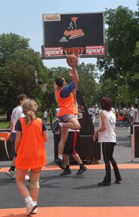 A sorozat harmadik állomásán, Szekszárdon is hódított a streetball