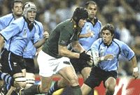 Dél-Afrika minden válogatottnak komoly ellenfele lehet. Joe van Niekerk, Dél-Afrikai Köztársaság.