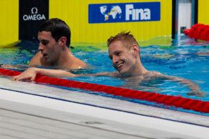 Zombori Gábor az egyetlen A-szintes magyar úszó a férfiak között 400 m gyorson Fotó: Mura László