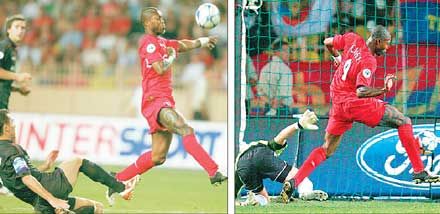 Djibril Cissé némi kézimunkázás árán szerezte meg az elsô gólját, a második elôtt szerencséje volt, hogy elépattant a labda, ettôl függetlenül nála aligha tettek többet a Liverpool harmadik Szuperkupa-gyôzelméért