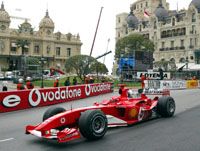 Michael Schumacher Monte-Carlóban is úgy kezdte a hétvégét, mint az eddigi nagydíjakon