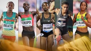Íme a női jelöltek Fotó: IAAF